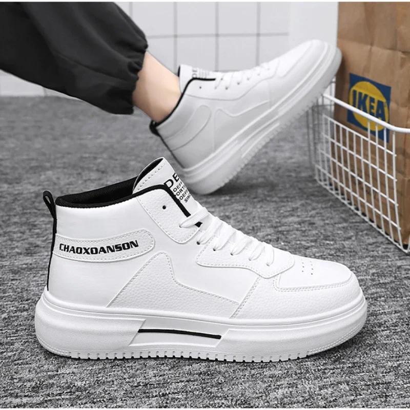 High-top Men's Casual Shoes Comfortable Men Platform Shoes High-quality Male Sports Shoes Boots for Men   Mens Sneakers