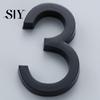 Weather-resistant House Numbers Modern 3D Heavy Duty Rust-proof Simple Installation Number with Shadows Address for Outside Home Front Door