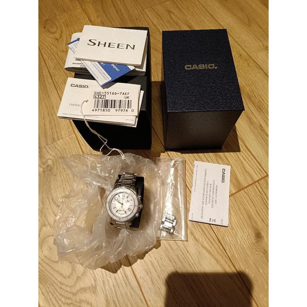 Used [Works well] CASIO SHEEN SHE-5516D-7AEF watch