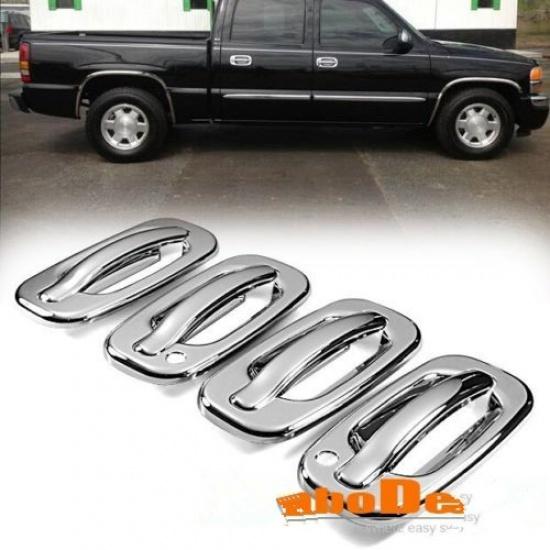 Carcasa cromată pentru mânerul ușii laterale, potrivită pentru Chevy Silverado/GMC Sierra