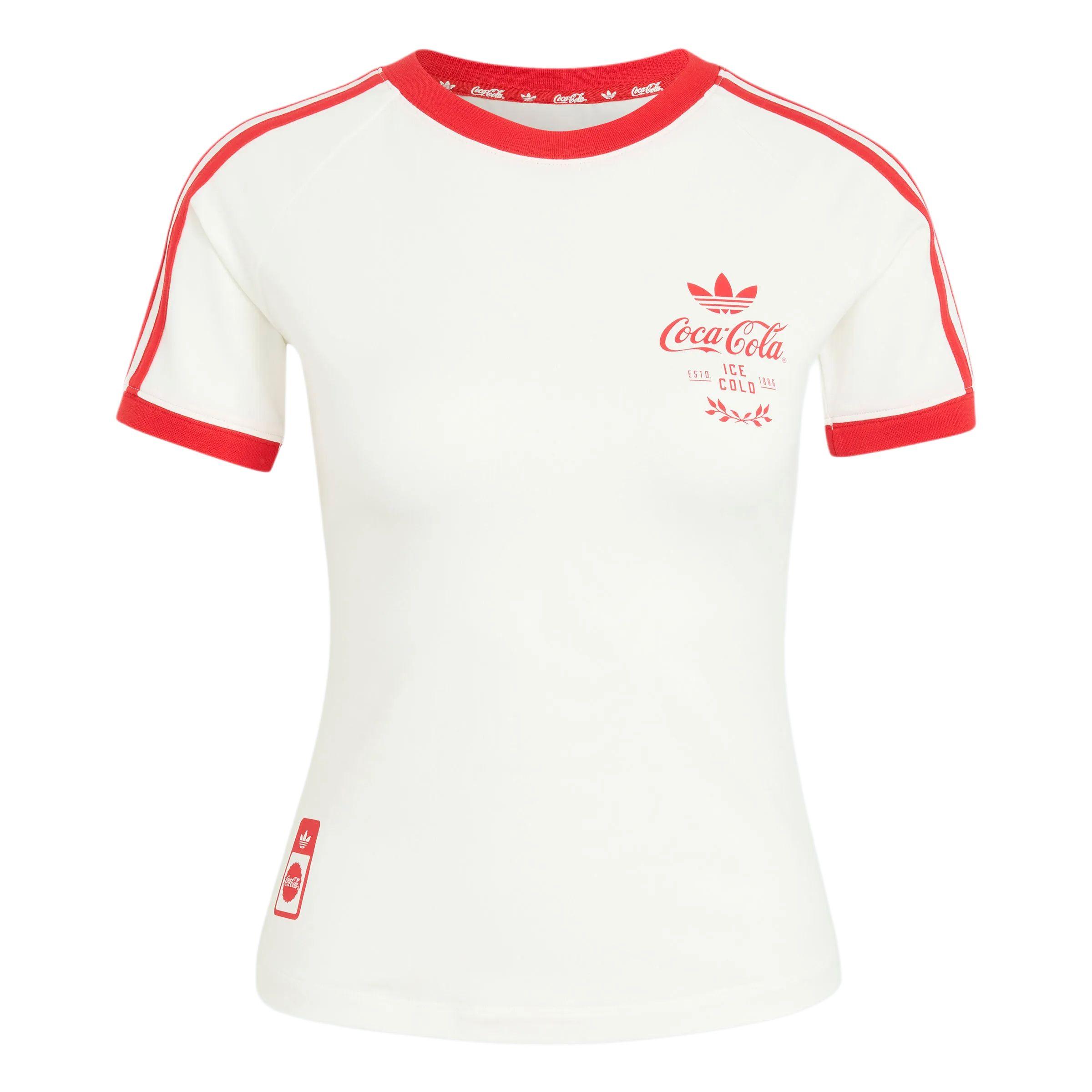 Adidas Originals X Coca-Cola Round Neck Vintage T-Shirt Women tops KY7559 S