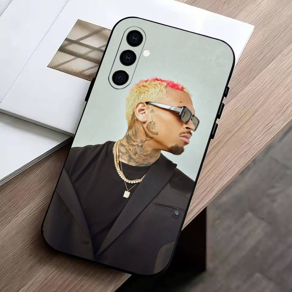 

C-B-Chris Brown-singer Phone Case For Samsung Galaxy A73,A72,A71,A70,A53,A52,A51,Others Soft Black Cover Samsung a32 4g