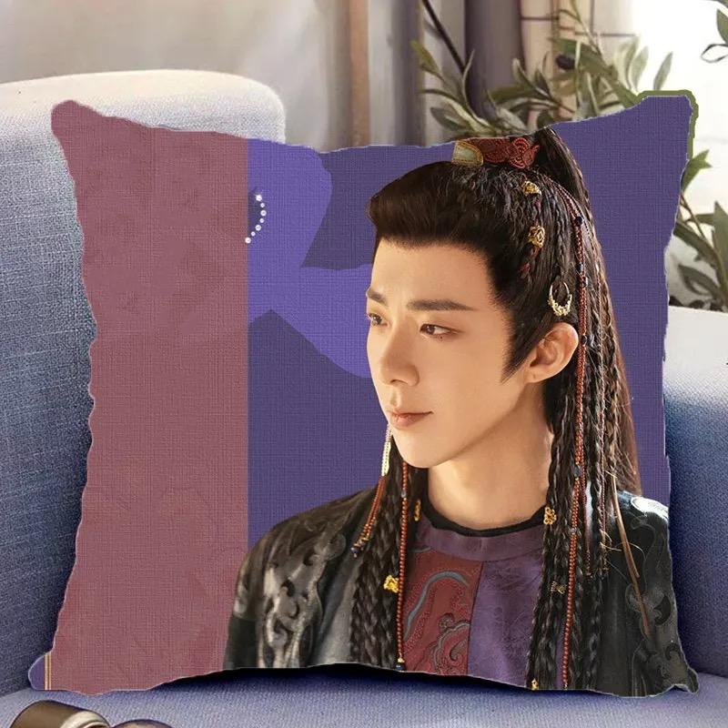 Zhao Lusi Liu Yuning Poster Double-side Printing Pillowcase TV The Story of Pearl Girl Drama Stills Home Decor Cushion Cover