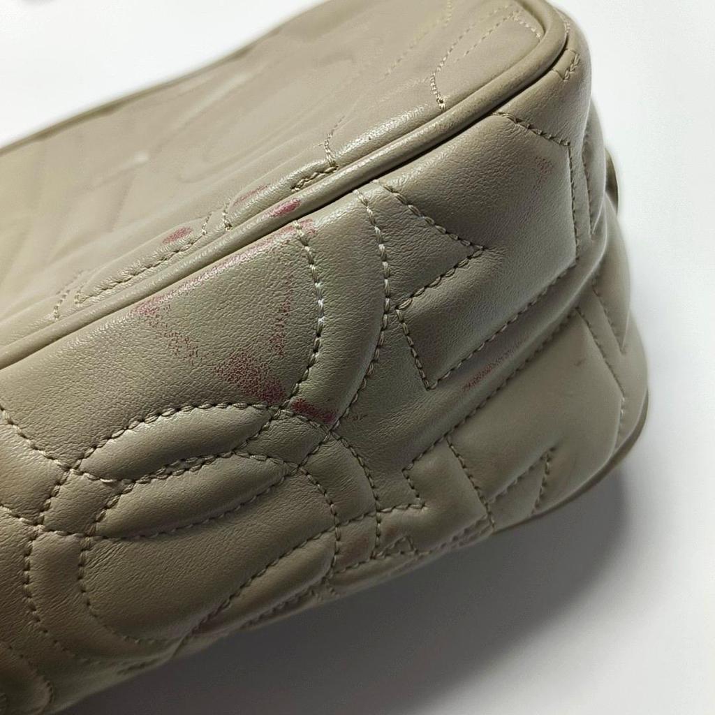 [Pre-Owned] Gancini Series Small Calfskin Shoulder Crossbody Bag - Very Good #6C80S1