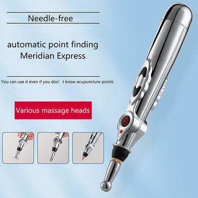 Electric Acupuncture Point Massage Pen Pain Relief Laser Therapy Electronic Meridian Energy Pen Body Head Back Neck Leg Massager