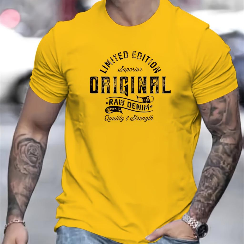 Mens summer 100 pure cotton fashionable casual sports loose edition pattern printed round neck short sleeved Tshirt top