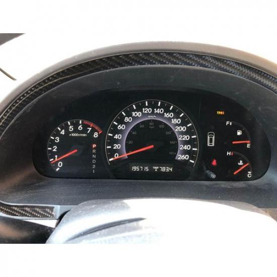 For Honda Odyssey 2005-2010 Carbon Fiber Interior Speedometer Frame Cover Trim