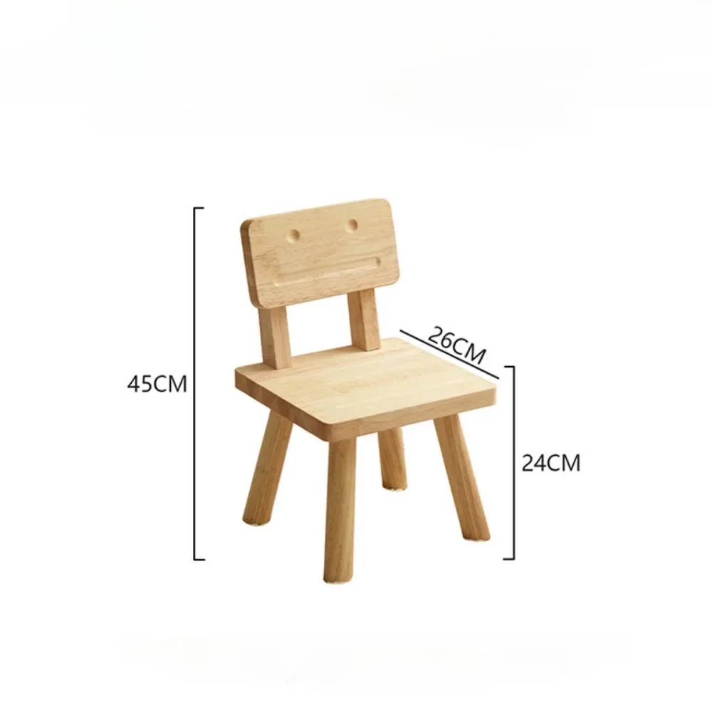 Мини-табурет для печенья из цельного дерева детская креативная маленькая скамейка для переодевания пуфик для гостиной декоративный стул мебель 26668₽