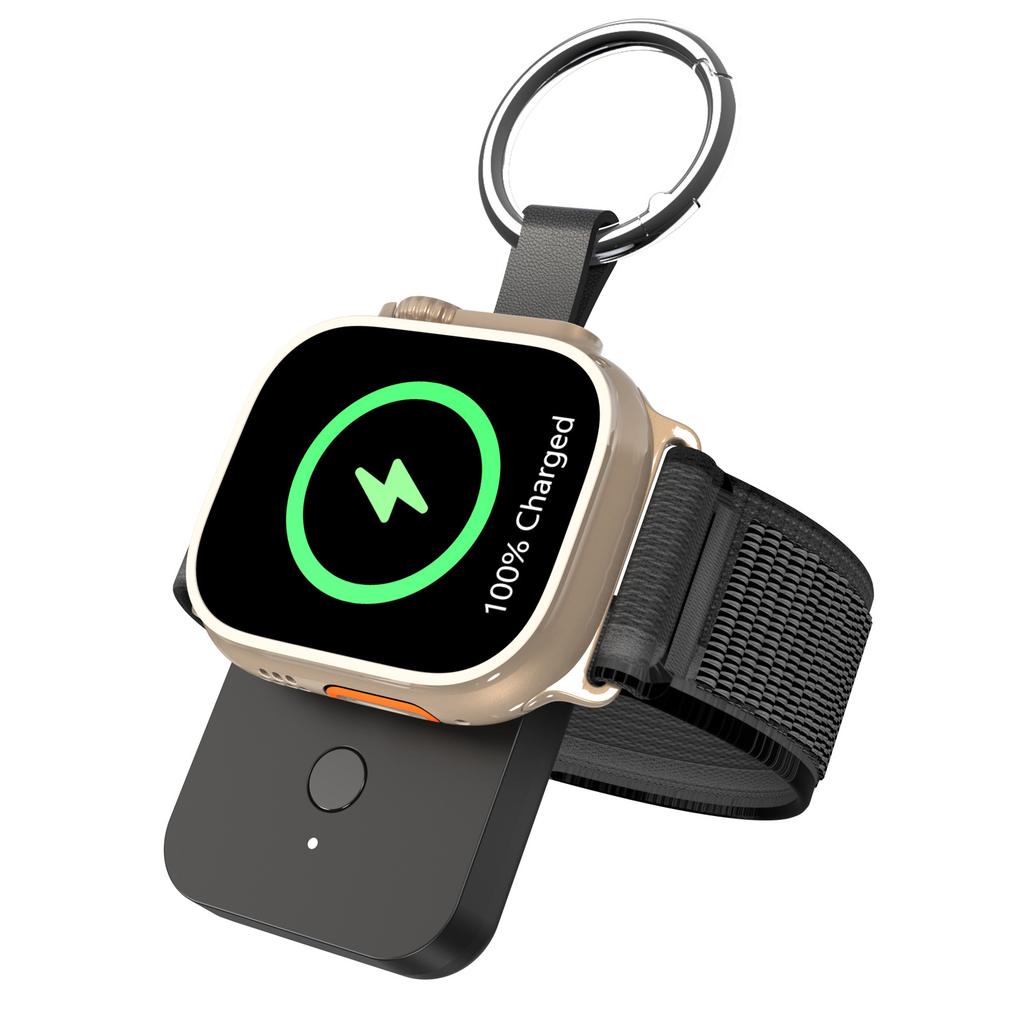 V9 Portable 1000MA Magnetic Watch Power Bank Suitable for 8th Generation Keychain Watch Wireless Charging