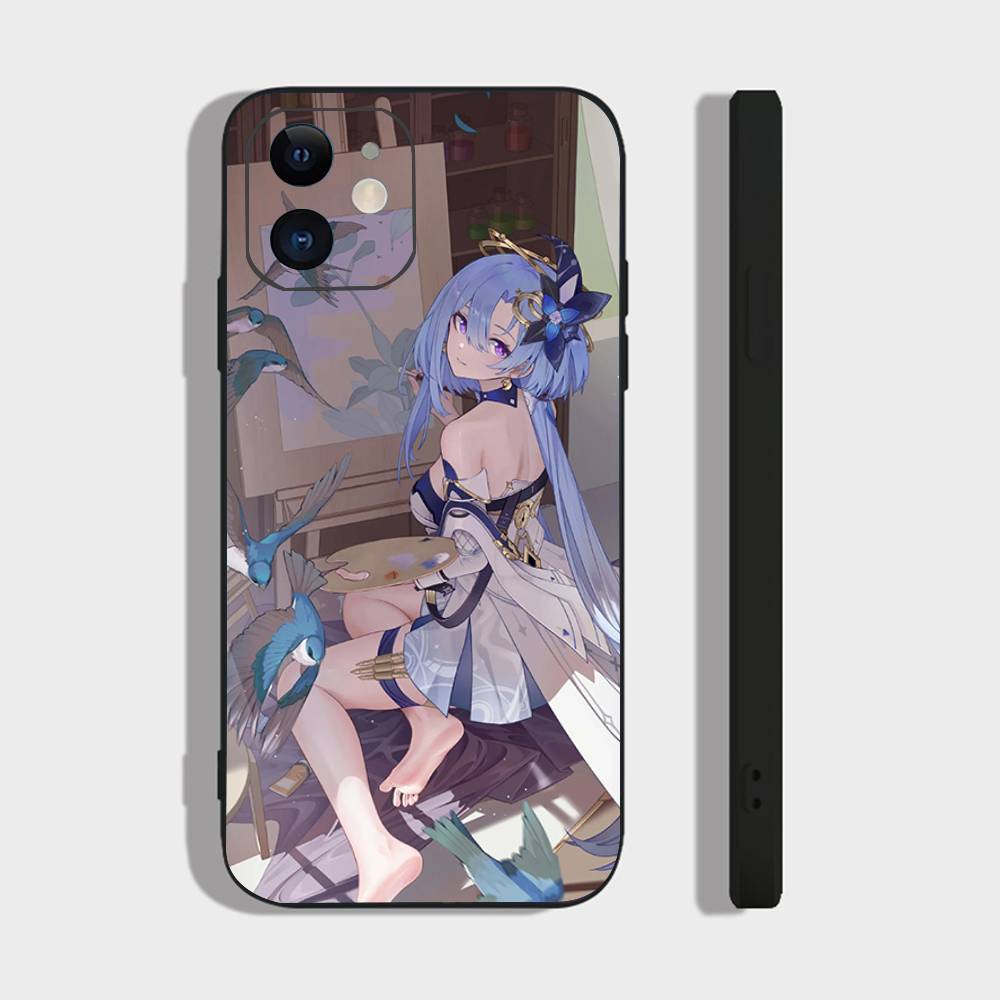 Griseo Animated Game H-Honkai Impact 3rd Phone Case For IPhone 17 Air 16 15 14 13 Pro Max 11 12 Black Silicone Cover