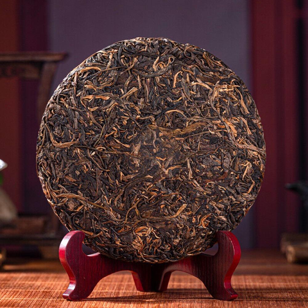 

Raw Pu-erh Tea - 357 g sonnengetrockneter Teekuchen mit großen Blättern 357g / Kuchen