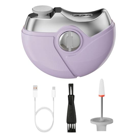 2-In-1 Multi-functional Electric Nail Adults Seniors Trimmer 2 Speed Automatic Nail Clipper Kids Baby Manicure Grinding