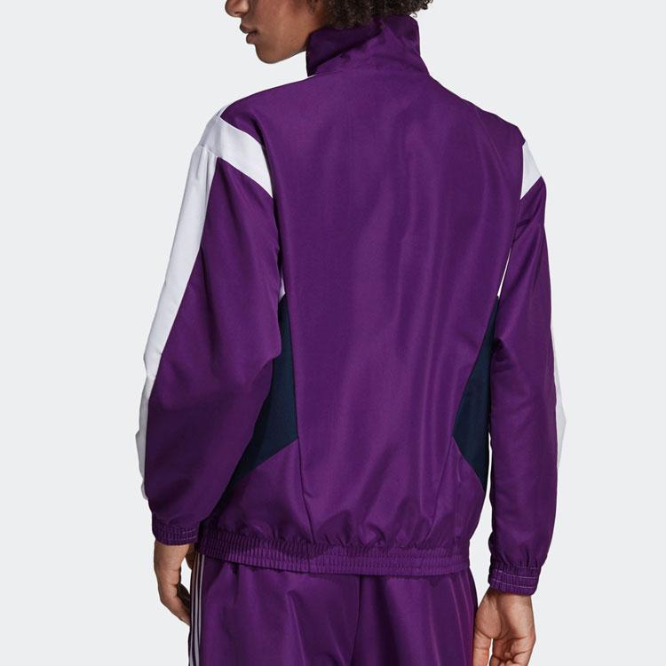 Adidas Originals Jackets Women's Purple Stand Collar Moderate Other EC2178