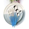 Blue Cutlery Set 18/0 Stainless Steel Gold Dinnerware Set Silverware Flatware Set Dinner Knife Fork Spoon Dropshipping