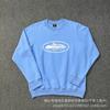 Corteiz Classic Series Ship Print Logo Thin Plush Loop Hooded Sweater, Trendy Men's and Women's Casual Sweatpants