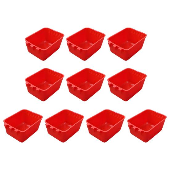 10 Pcs Chicken Cage Cups Hanging Feeding Cups Bird Food Bowls Bunny