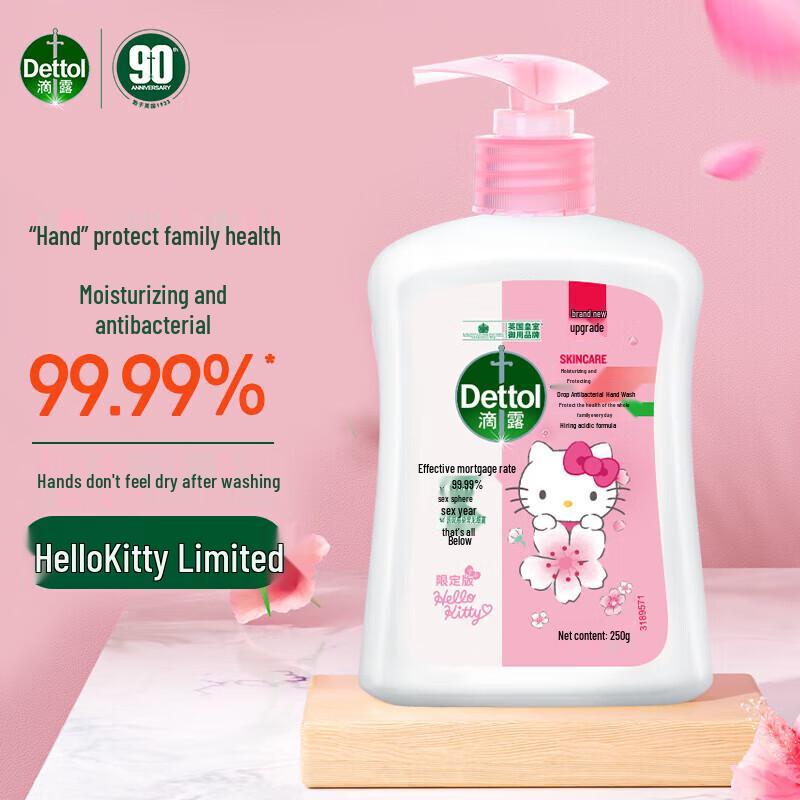 

Dettol Moisturizing Hand Wash - Hello Kitty Limited Edition