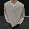 Sweatshirt For Men Long Sleeve Casual Pullover Tops Fall Clothes Fashion Solid Color Comfort Sweatshirts