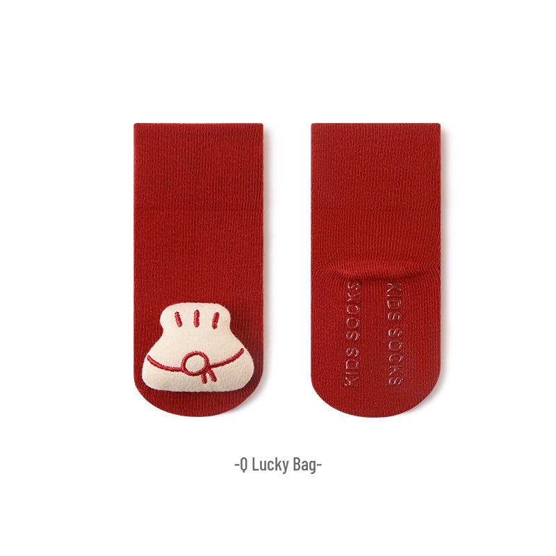 3D Cartoon Doll Anti-Slip Baby Socks for Newborns - Spring & Autumn First Birthday