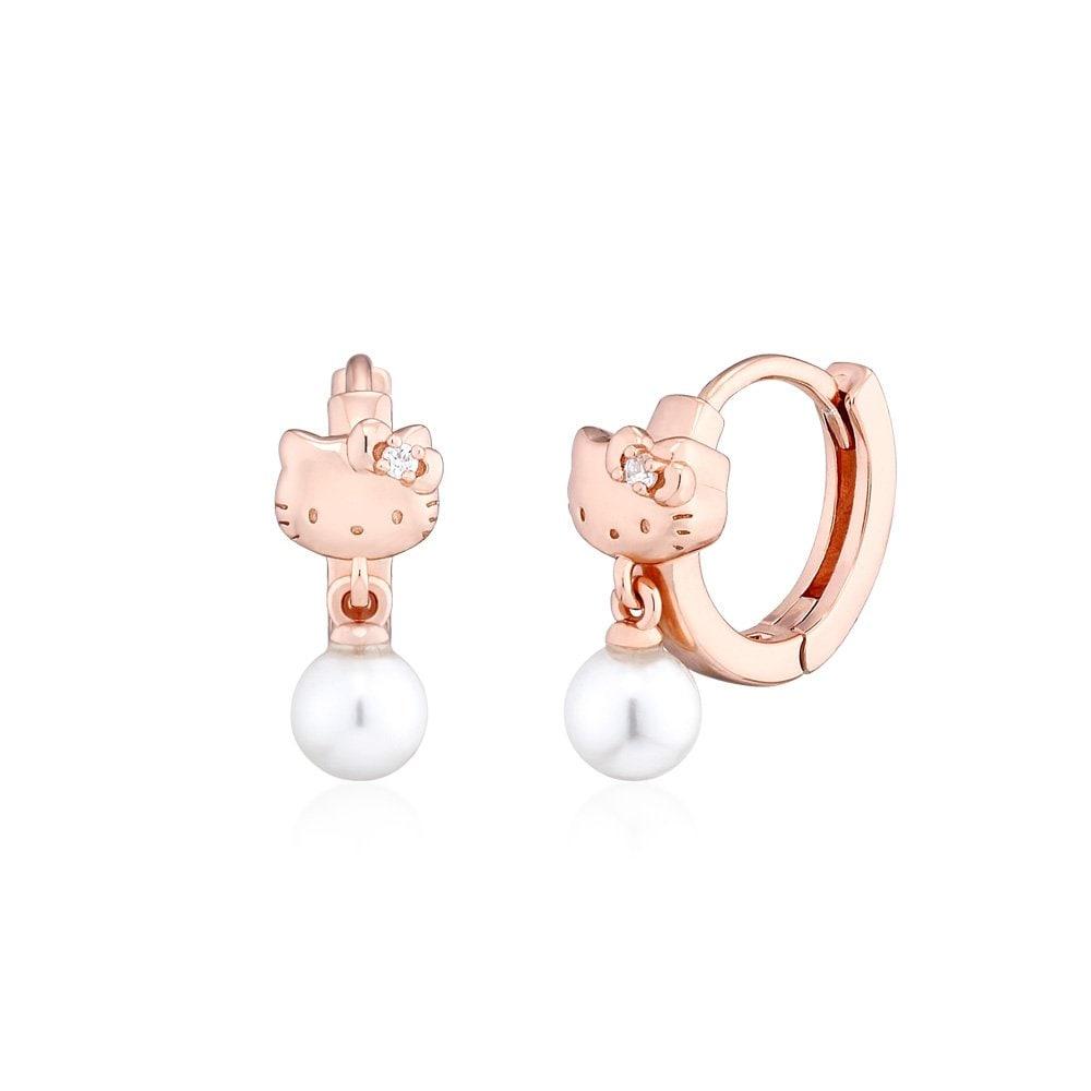 

Sanrio Hello Kitty Ювелірні вироби Колекція Серце Кільце-сережки в один дотик Hlse296-P