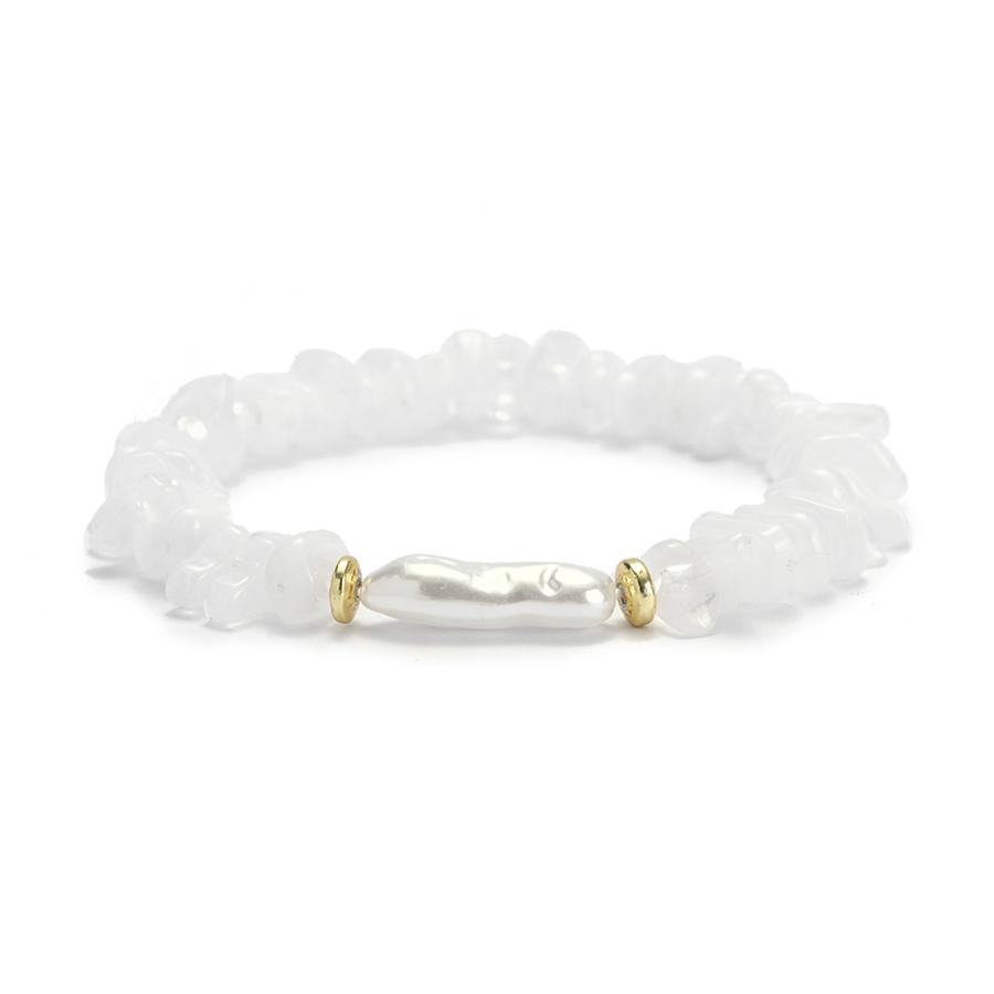 Neues organisches Luxus-Damenarmband 5 Farboptionen Premium Ausgewählt Unregelmäßiger Acryl-Strang-Armband Strand Surfen Schmuck