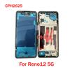 Middle Frame For Oppo Reno12 5G For Reno 12 5G CPH2625 LCD Front Frame Housing Bezel With Side Button Repair Parts