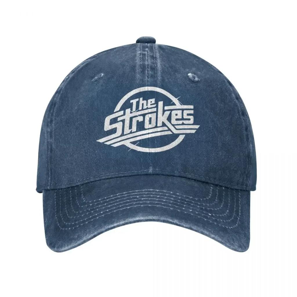 Strokes Rock Music Unisex Cappellino da Baseball da Donna Cotone Usurato Cappelli Cappellino Vintage Attività all'Aperto Vestibilità Regolabile Cappellino da Sole