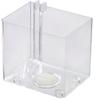 GEX AQUARIUM Easy Water Change Compact Aquarium for Betta Fish W16 X D17 X (Black) - H16cm, Approx. 2.1L