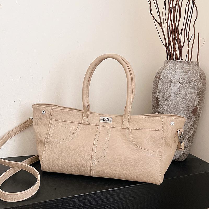 Large-capacity Tote Bag Women's Autumn and Winter New Niche High-end Portable Commuter Bag Single Shoulder Messenger Bag