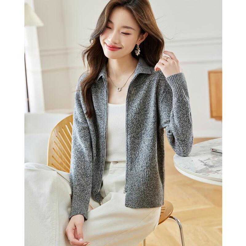 

Srcr Women s Petite Wool Cardigan L