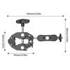 Professional Strong Grip Clamp Articulating Quick Release Device Adapter Mount for Filming and Monitoring