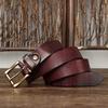 3.3Cm Wide Belt Men'S Retro Pure Cowhide Jeans Belt Men'S Fashion Leather Women'S Universal