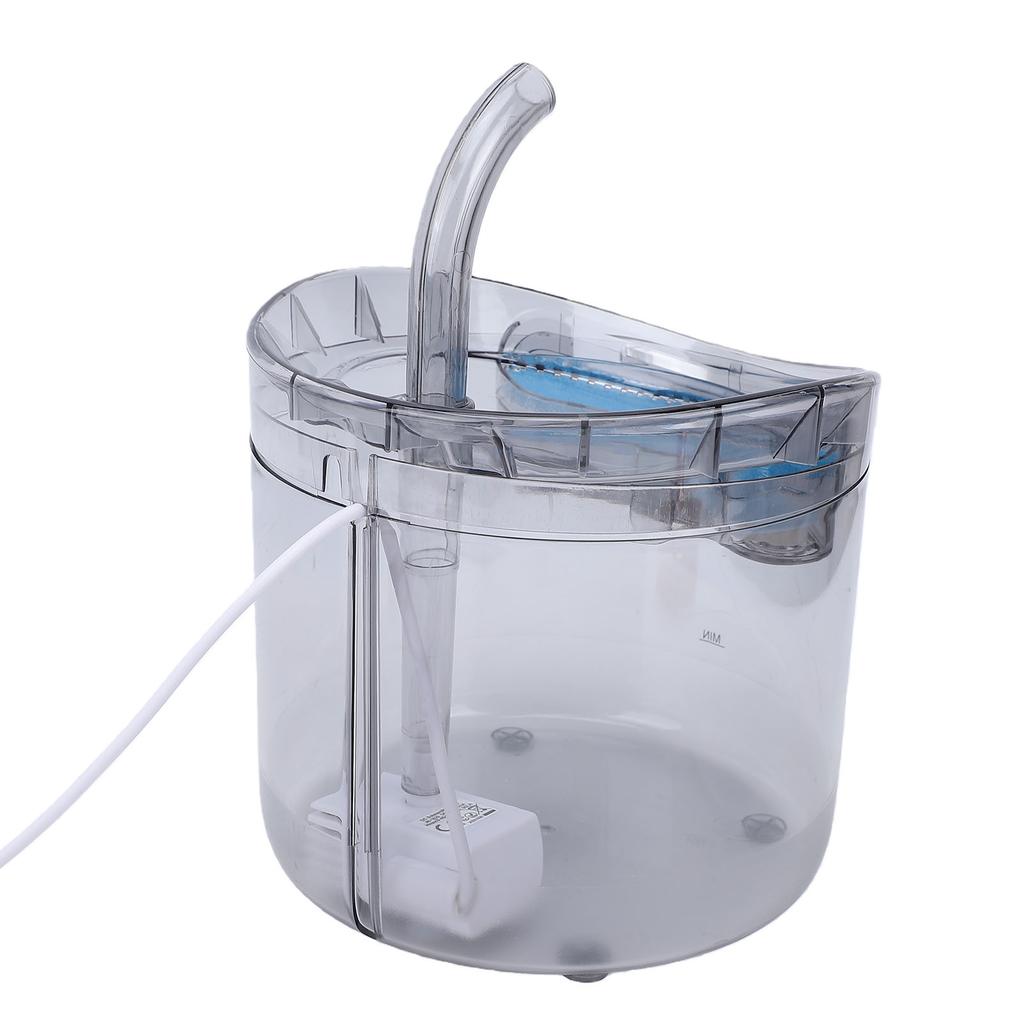 Solar Powered Pet Water Fountain 2L USB Powered Automatic Cat Dog Drinking Fountain for Indoor Outdoor Use