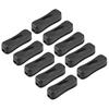 10pcs Inline Cord Switch AC 250V 2A SPST Lamp Black