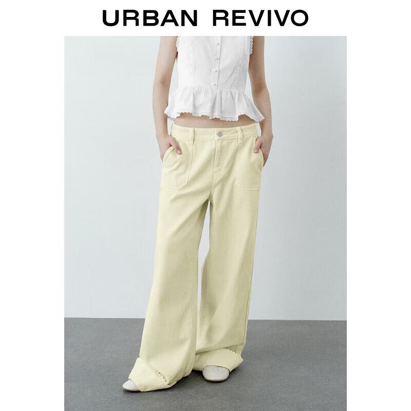 

UR Women s Scalloped Wide-Leg Casual Long Pants 26