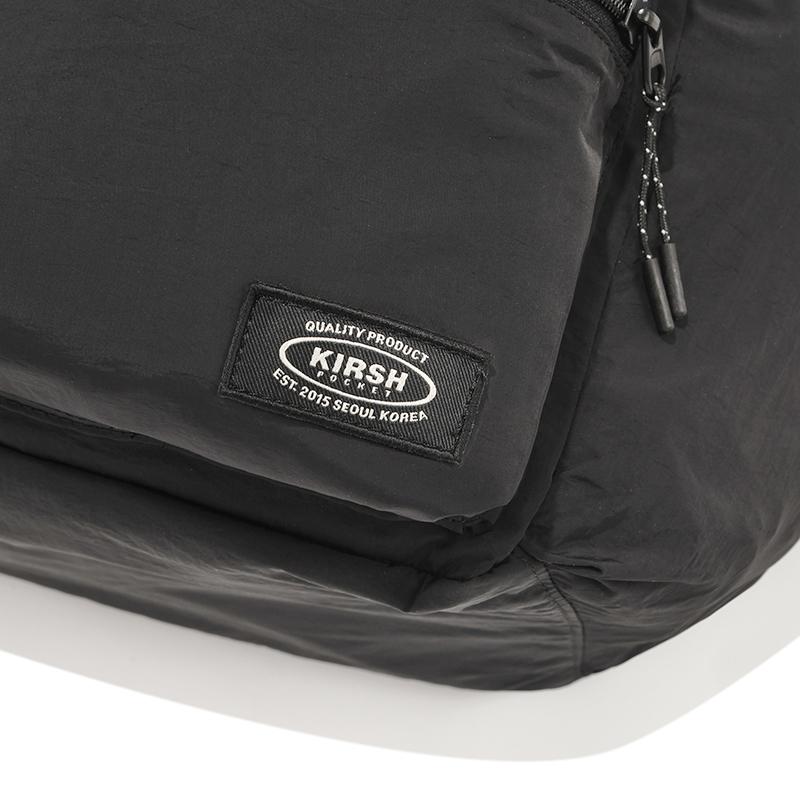 Kirsh Pocket Drawstring Crossbody Bag [Black]