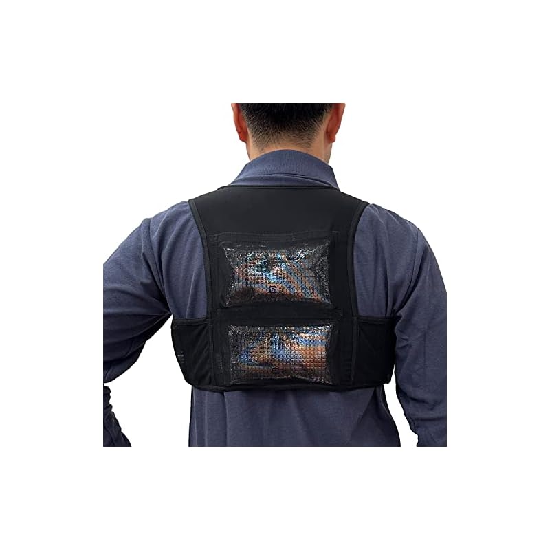[Tultex] Ice Vest (with 4 Ice Packs) AZ-865948 Heatstroke Prevention AITOZ (F, Black)