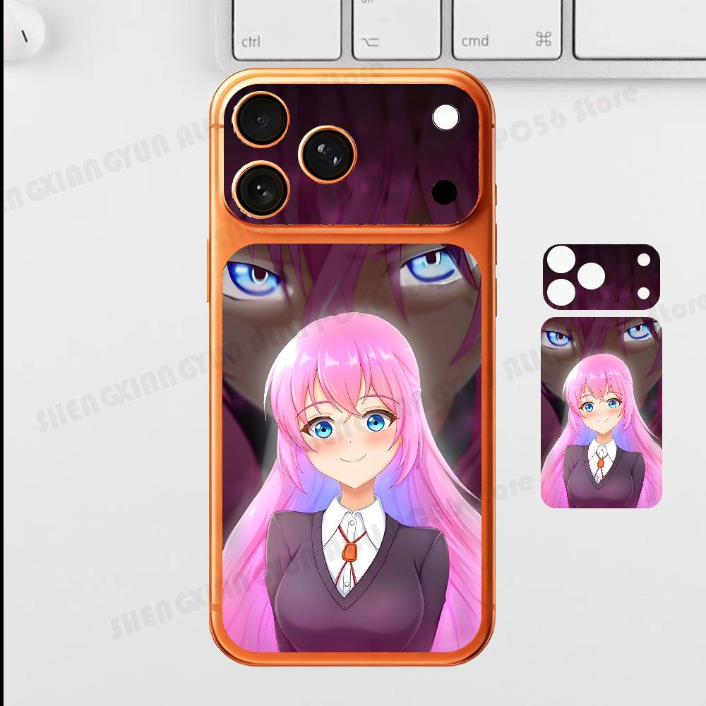 Shikimori-san Izumi Anime Figure For Iphone 17 Pro ProMax Back Protective Decorative Sticker Back Cover