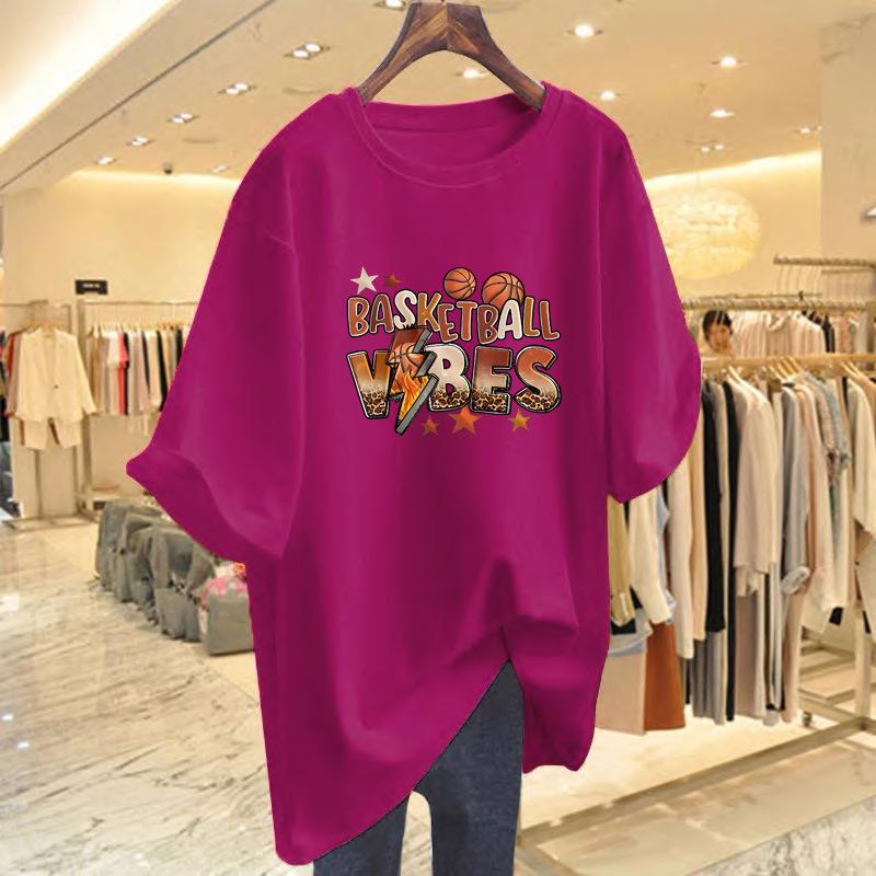 Korean Style Women's Summer Cartoon Casual Loose T-Shirt