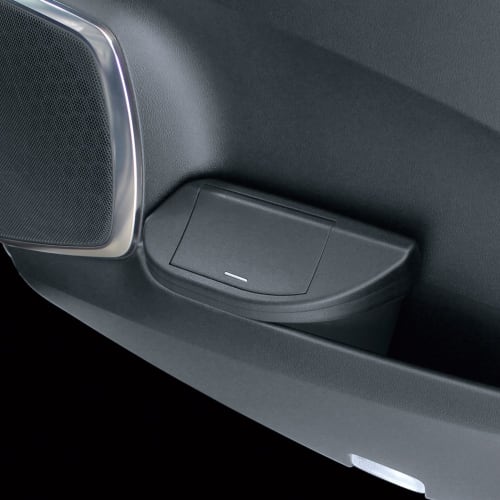 Specifiche del modello di auto Tsuchiya Yac Toyota 30 Series Alphard Vellfire Side Box Trash Can per sedile del conducente Nero SV-AV4