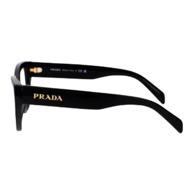 Prada Brand LOGO design cat eye optical glasses women's black