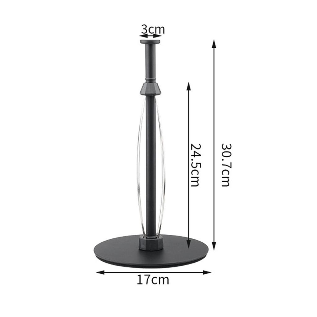 Paper Towel Holder Easy Install Saving Space with Damping Function Matte Coating Rack for RV