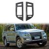 NEW-1Pair Car Interior Dashboard Center Console Air Vent A/C Outlet Frame Cover Trim Carbon Fiber Replacement For Pajero 2007-20