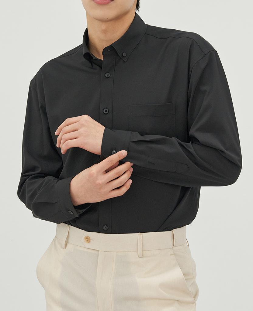 BROWNSTUDIO Wrinkle-Free Button-Down Long Sleeve Shirt