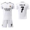 2024-25 Real Madrid Home Jersey #9 Mbappé #7 Vinícius #8 Kroos #5 Bellingham Football Jerseys