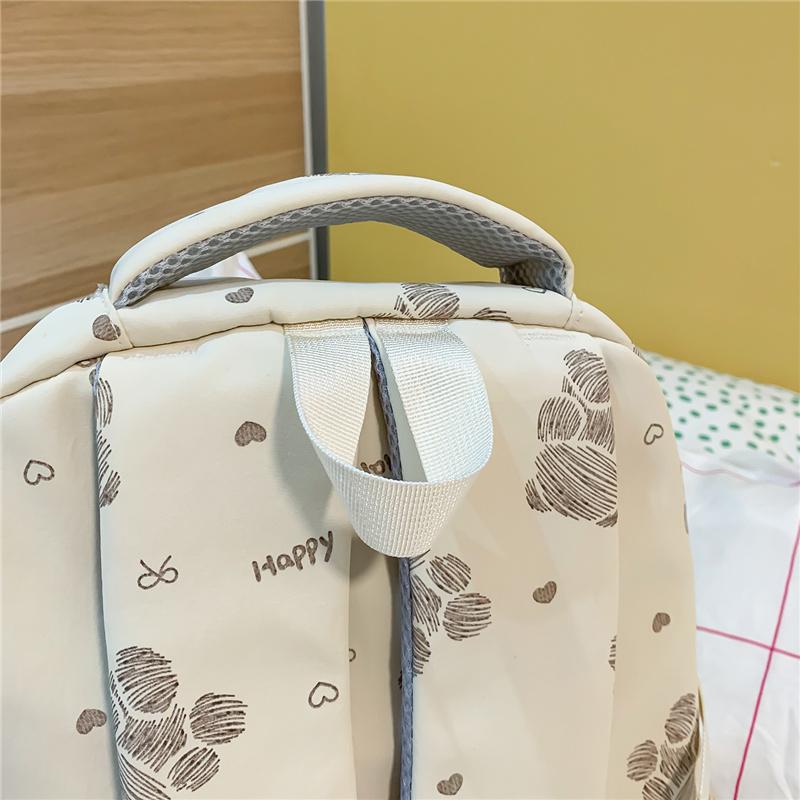 Preppy Schoolbag Women's Large Capacity Backpack Lightweight Backpack