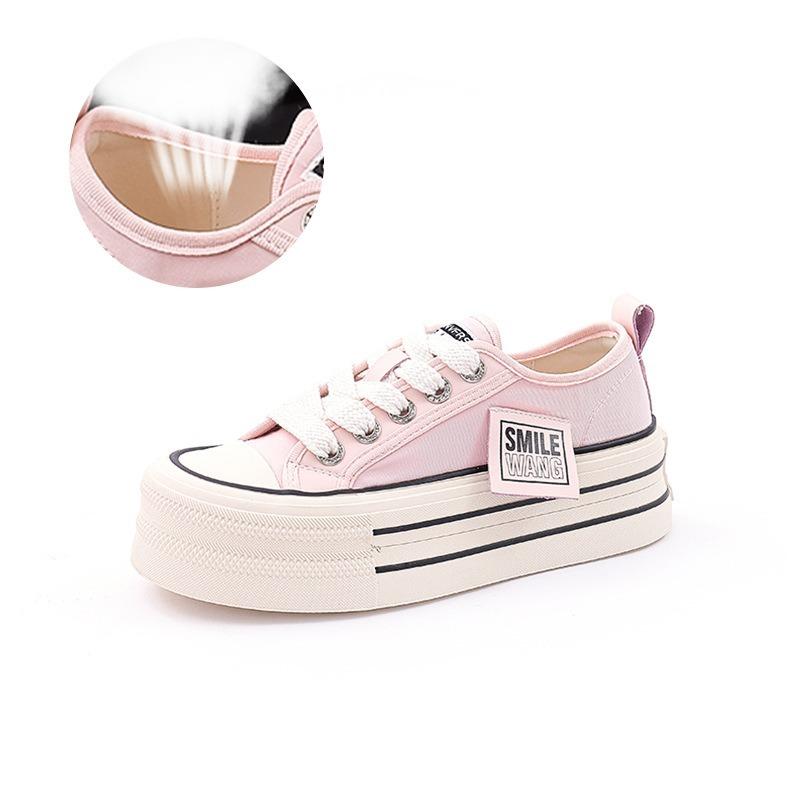 Genuine leather women's shoes heightening thick bottom small white shoes women's models casual hundred shoes women's single shoes