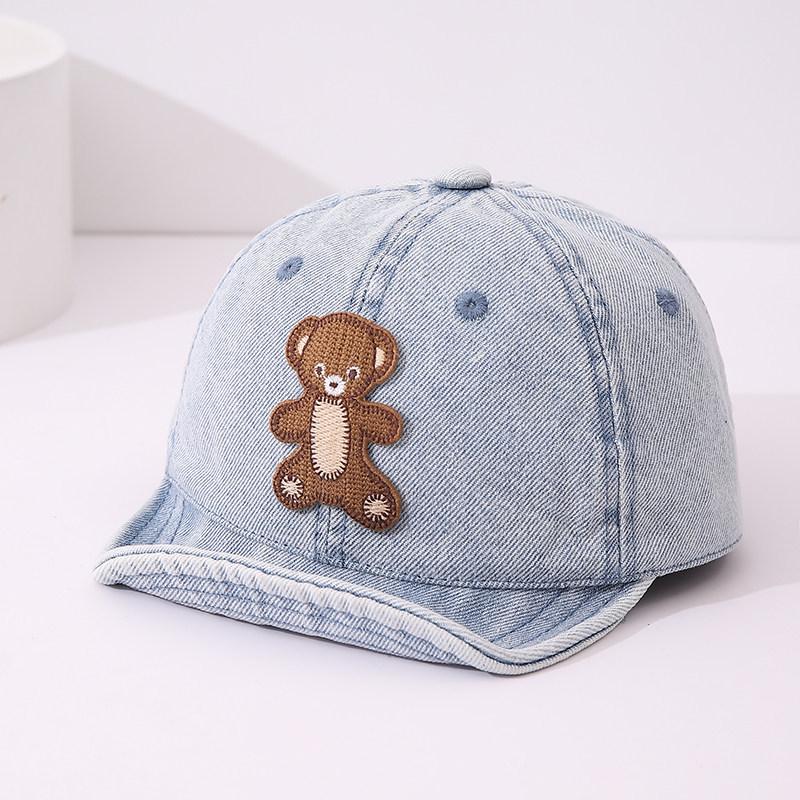 Casquette de Baseball en Jean Style Coréen INS pour Bébé - Chapeau à Visière Souple pour Garçons et Filles, Printemps/Automne