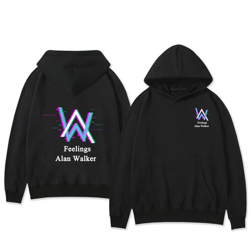 2025VINEY Alan Walker DJ Hoodie - Alan Walker Electronic Music - Faded Plaid Hooded Sweatshirt for Men - Alan Walker