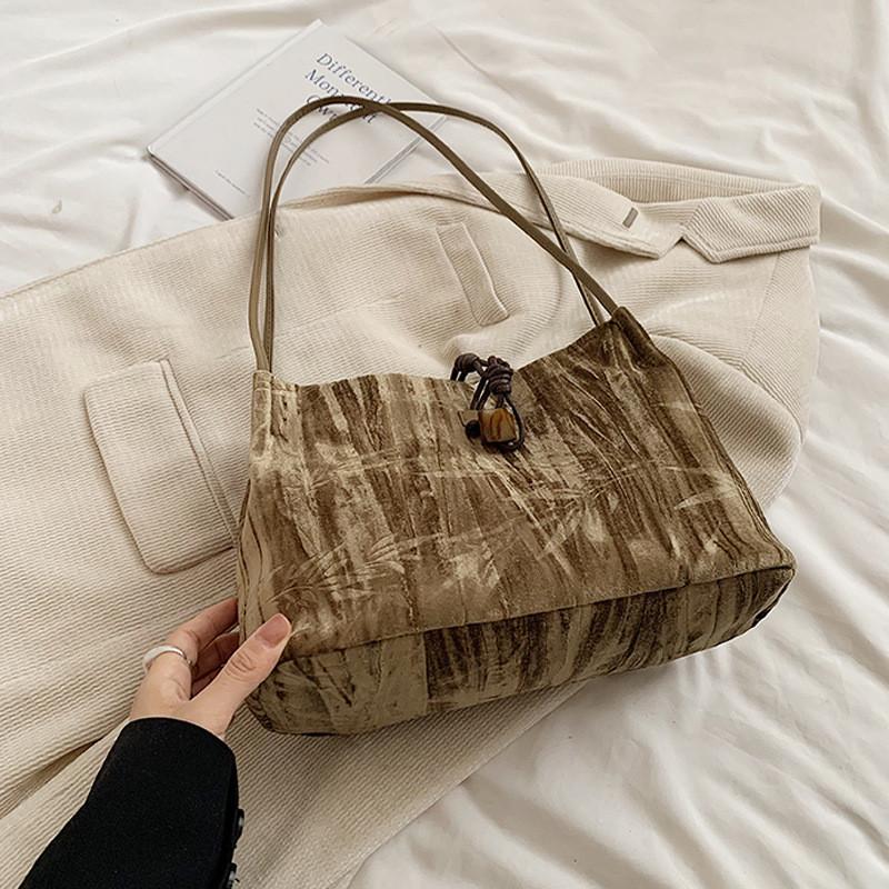 Stylish And Spacious 2024 Summer Casual Canvas Tote Bag For Work And Daily Use